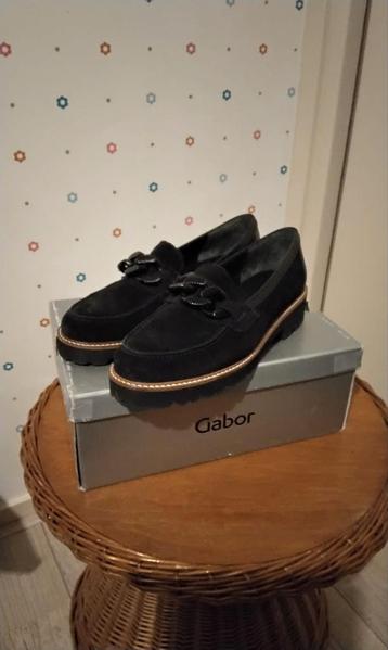 Gabor,  blauwe loafers-mocassins,  maat 6,5. beschikbaar voor biedingen