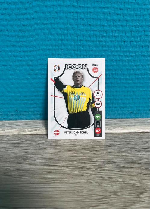 Peter Schmeichel EK kaart., Hobby en Vrije tijd, Stickers en Plaatjes, Nieuw, Plaatje, Ophalen of Verzenden