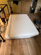 Matras, lattenbodem en dunne topper 140x200, Huis en Inrichting, Slaapkamer | Matrassen en Bedbodems, Ophalen, Gebruikt, Tweepersoons