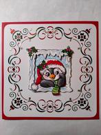 Dotkaart kerst pinguïn, Ophalen of Verzenden, Nieuw, Kerst