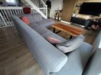 Grijze stoffen bank - 205x94 cm, Huis en Inrichting, Banken | Bankstellen, Gebruikt, Driepersoons, 75 tot 100 cm, Ophalen of Verzenden