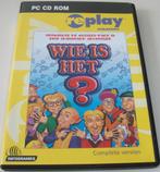 PC Game *** WIE IS HET? ***, Spelcomputers en Games, Puzzel en Educatief, 1 speler, Ophalen of Verzenden, Zo goed als nieuw