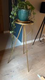 Light&living Zuil hoge bijzet tafel ENVIRA antiek goud, Huis en Inrichting, Woonaccessoires | Zuilen en Pilaren, Ophalen, Gebruikt