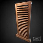 Houten Louvre Luik op Voet, Ophalen, Bruin, Nieuw, 50 tot 100 cm