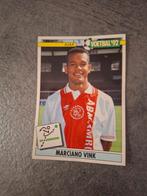 Panini sticker Voetbal 92. Speler Marciano Vink Ajax., Hobby en Vrije tijd, Verzenden, Zo goed als nieuw, Sticker