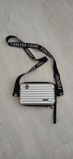 Nieuw leuk zilver hard case schoudertas, Ophalen of Verzenden, Nieuw, Zilver