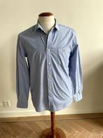 Fred Perry: Lichtblauw overhemd. Maat M, Blauw, Zo goed als nieuw, Fred Perry, Halswijdte 39/40 (M)