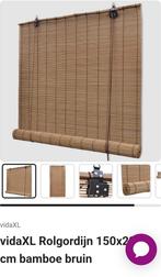 Bamboe rolgordijnen, Huis en Inrichting, Stoffering | Gordijnen en Lamellen, Ophalen, 100 tot 150 cm, Bruin, 200 cm of meer