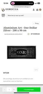Alluminium schilderij one dollar Eric kuster style, Huis en Inrichting, Woonaccessoires | Schilderijen, Tekeningen en Foto's, Ophalen