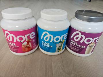 More - proteine shakes/ eiwit shakes (20-25g eiwit) beschikbaar voor biedingen