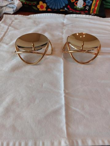 Georg Jensen Glow kandelaars goud beschikbaar voor biedingen