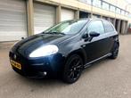 Fiat Punto 1.4 16V 3DR 2007 Zwart sport sound met nieuwe apk, Voorwielaandrijving, Stof, Zwart, Zwart