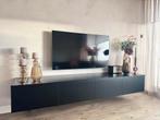 Tv meubel 240cm - Mat Zwart, Huis en Inrichting, Kasten | Televisiemeubels, Ophalen, Kunststof, Gebruikt, 200 cm of meer