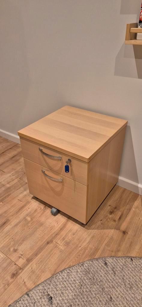 Ladekastje op wielen, archiefkastje met hangmappen, Huis en Inrichting, Kasten | Roldeurkasten en Archiefkasten, Zo goed als nieuw