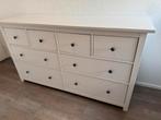 Ikea Hemnes Ladenkast / commode 8 lades wit gebeitst, Huis en Inrichting, Kasten | Ladekasten, Ophalen, Gebruikt, 5 laden of meer