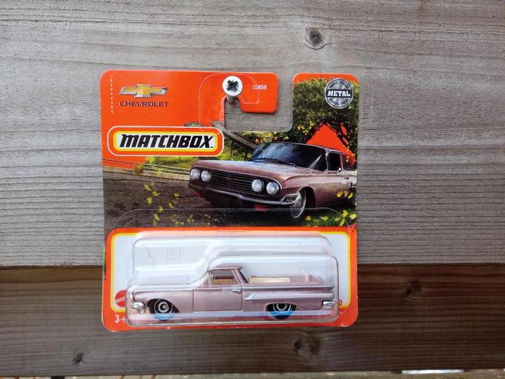 Chevrolet El Camino '60 Matchbox, Hobby en Vrije tijd, Modelauto's | Overige schalen, Nieuw, Auto, Ophalen