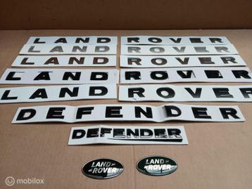 Logo LAND ROVER DEFENDER letters motorkap achterklep beschikbaar voor biedingen