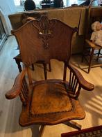antieke houten kappersstoel, Antiek en Kunst, Antiek | Meubels | Stoelen en Banken, Ophalen