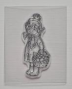 Meisje met mandje clear stamp, Ophalen, Nieuw, Clearstamp