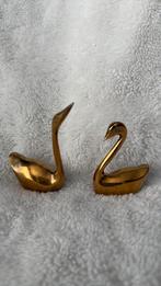 Messing zwanen duo, Ophalen of Verzenden, Zo goed als nieuw, Dier