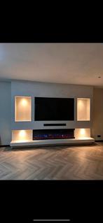 Sfeerhaard met verwarming cinewall cinemawall, Verzenden, Zo goed als nieuw, Elektrische haard