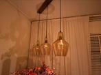 Lamp glazen bollen, Huis en Inrichting, Lampen | Hanglampen, Ophalen of Verzenden, Minder dan 50 cm