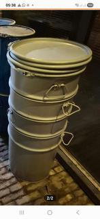 Klemdekselvaten dekselvaten 65 liter un keurmerk, Tuin en Terras, Haardhout, Minder dan 3 m³, Ophalen