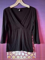 Mooie tuniek/shirt M met driekwart mouwen van H&M nu 14,99€, Kleding | Dames, Maat 38/40 (M), H&M, Zwart, Ophalen of Verzenden