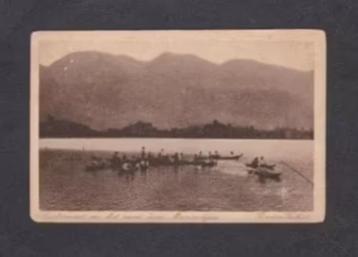 Indonesië Indië Vischvangst Meer van Manindjau Sumatra beschikbaar voor biedingen