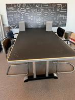 Gispen Tafel 100 x 203 cm hoogte 77 cm, Huis en Inrichting, Tafels | Eettafels, Ophalen, Gebruikt, 50 tot 100 cm, Vijf personen of meer