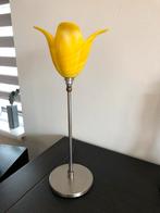 Prachtige ontworpen glazen tulpenlamp jaren ‘80!., Glas, Ophalen of Verzenden, Zo goed als nieuw, Jaren ‘80