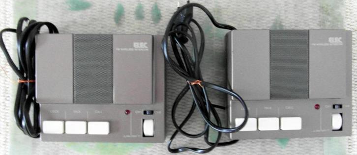 INTERCOM; DRAADLOOS EN TWEE KANAALS., Huis en Inrichting, Woonaccessoires | Overige, Zo goed als nieuw, Ophalen of Verzenden