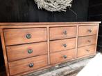 Vintage ladenkastje klein kastje met lades stoer sober, Huis en Inrichting, Kasten | Ladekasten, Ophalen, 5 laden of meer, 50 tot 100 cm