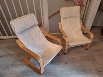 Twee of één ikea kinder fauteuils met of zonder kleed