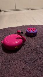 Polly pockets flamingo en spiegeltje, Ophalen of Verzenden, Zo goed als nieuw