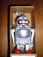 blikken tv robot opwindbaar, Antiek en Kunst, Antiek | Speelgoed, Ophalen of Verzenden