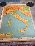 Schoolplaat Italië, Antiek en Kunst, Ophalen, Aardrijkskunde