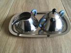 Alessi, M. Graves Suiker- en melkset, l.blauw, 4 delig, Ophalen of Verzenden, Gebruikt