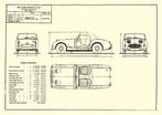 Bouwtekening Austin Healey Sprite mk 1 bug eye, Ophalen of Verzenden