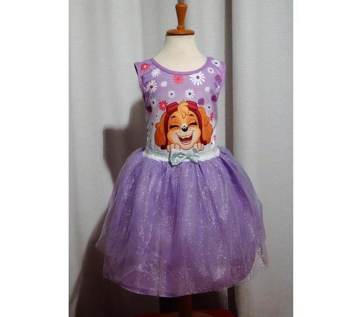 Nieuw ! Mt. 98-104 /3/4 Jr. Paarse Prinses PAW Patrol Jurken, Kinderen en Baby's, Carnavalskleding en Verkleedspullen, Nieuw, Meisje