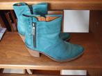 Red Rag turquoise stoere leren laarsjes maat 38, Kleding | Dames, Schoenen, Overige kleuren, Lage of Enkellaarzen, Ophalen of Verzenden
