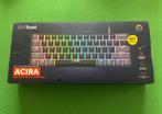 Keyboard, Trust GX Mini RGB, Toetsenbord, Computers en Software, Toetsenborden, Gaming toetsenbord, Nieuw, Ophalen of Verzenden