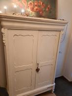 Biedermeier kast wit, Ophalen, Gebruikt, 100 tot 150 cm, 150 tot 200 cm
