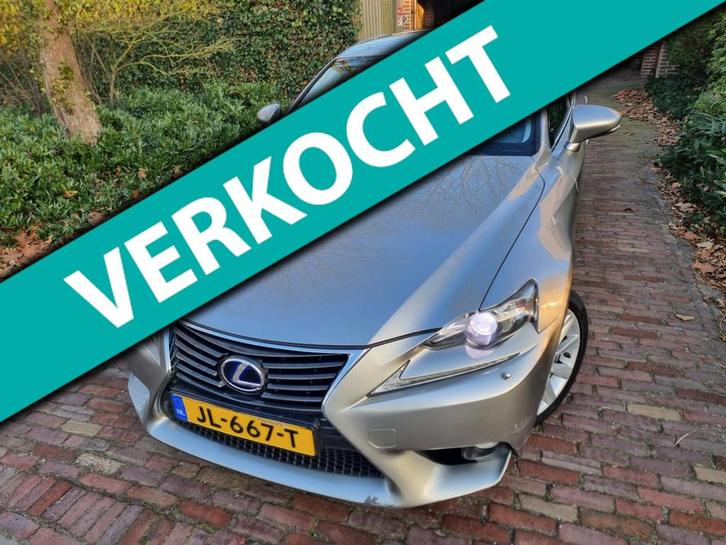 Lexus IS 300h Business Line Pro Zwart Leder EXPORT!, Auto's, Lexus, Bedrijf, Te koop, IS, ABS, Achteruitrijcamera, Airbags, Airconditioning