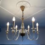 vintage hanglamp jaren 60 Italie/glas, Huis en Inrichting, Lampen | Hanglampen, Zo goed als nieuw, 50 tot 75 cm, Ophalen, Glas