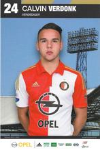 2015-2016 spelerskaart Feyenoord - Calvin Verdonk, Verzenden, Zo goed als nieuw, Feyenoord, Spelerskaart