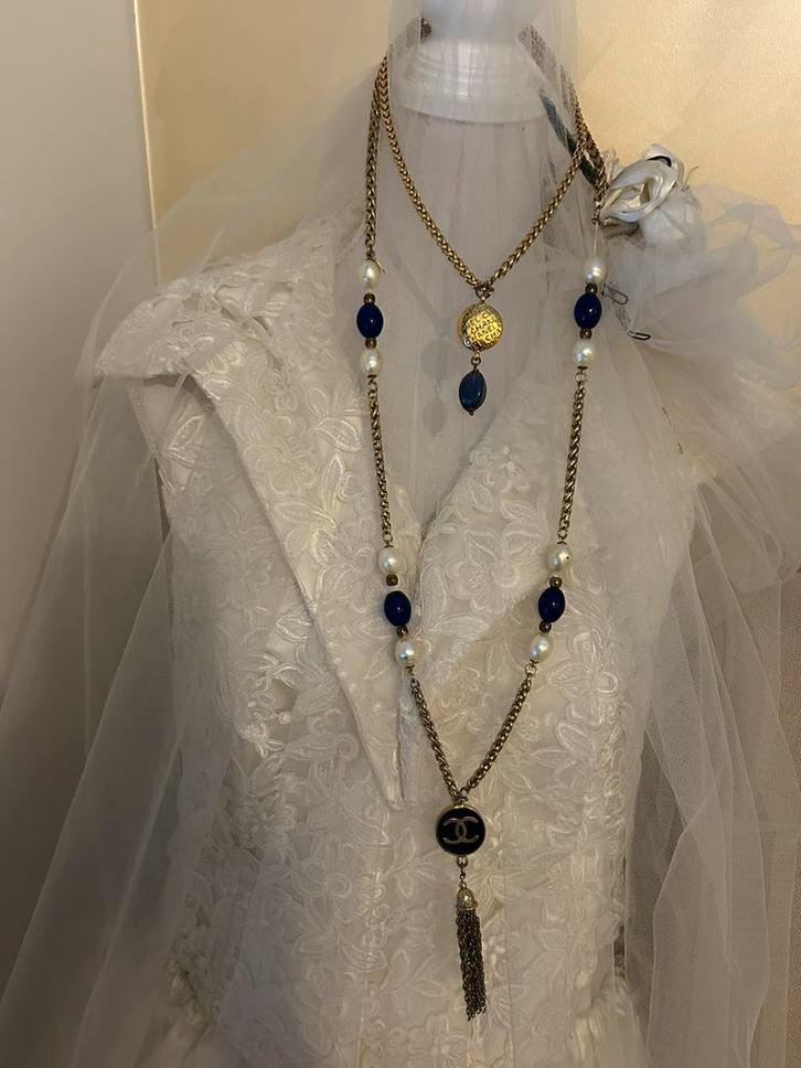 Chanel ketting🌸🌹, Sieraden, Tassen en Uiterlijk, Kettingen, Zo goed als nieuw, Overige materialen, Goud, Ophalen of Verzenden