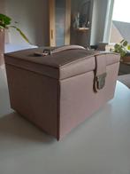 Carpisa juwelenbox, Ophalen of Verzenden, Roze, Hardcase, Zo goed als nieuw