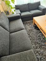 Bank Charon 2 zits + 3 zits, stof Madero 06 antraciet, Huis en Inrichting, Banken | Complete zithoeken, Ophalen, Zo goed als nieuw