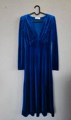 By Swan velours velvet jurk maat S, Zo goed als nieuw, Maat 36 (S), By Swan, Onder de knie